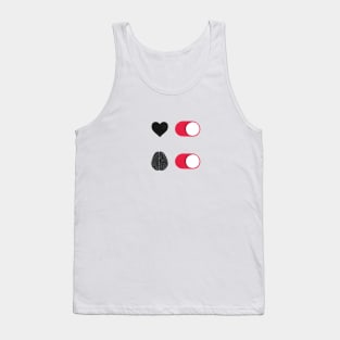 Heart On – Brain On switch Tank Top